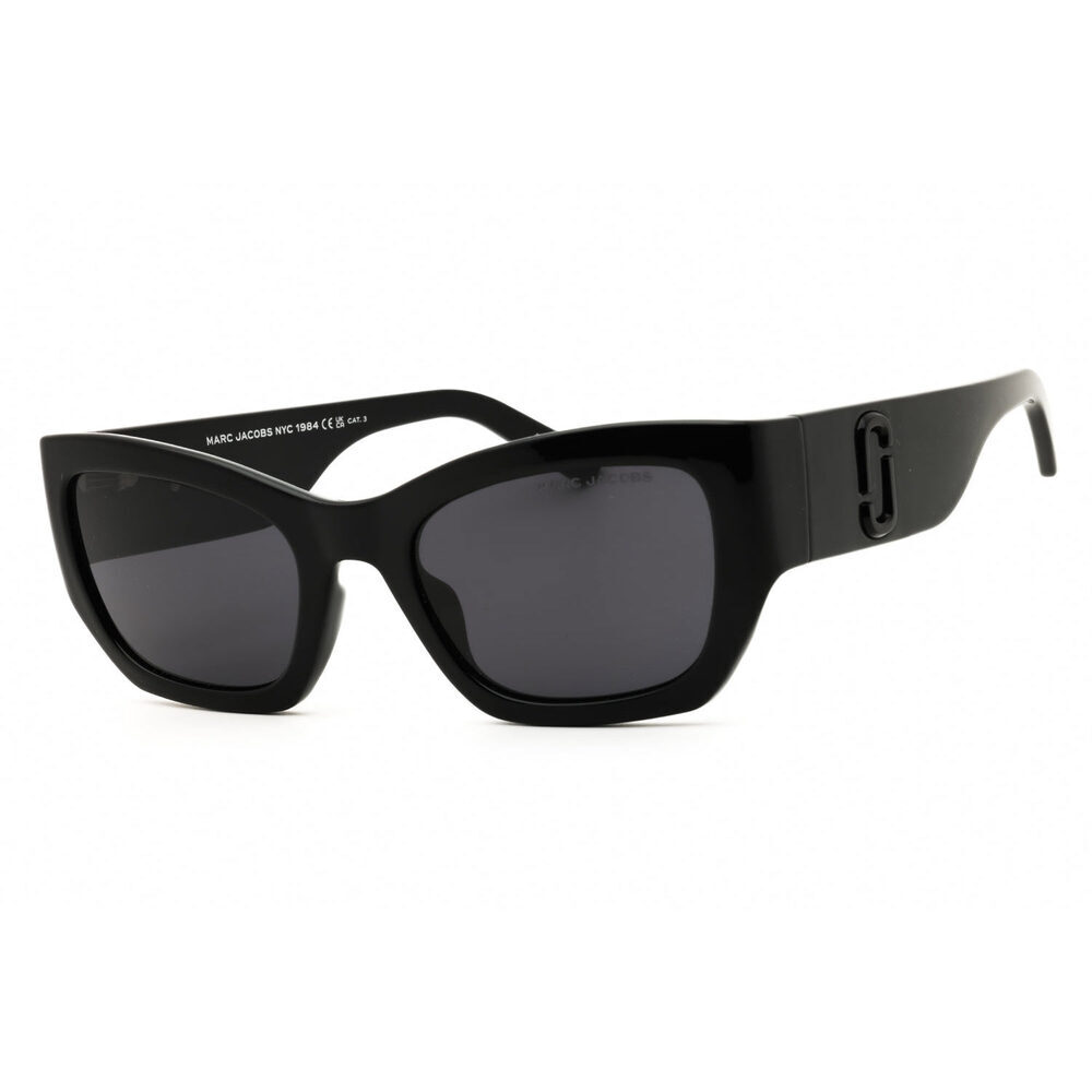 NWT Marc Jacobs MARC 723/S 0807 IR Black Cat Eye Sunglasses 53mm